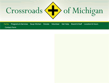 Tablet Screenshot of crossroadsofmichigan.org